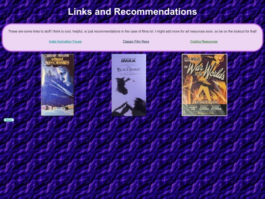 Links screenshot