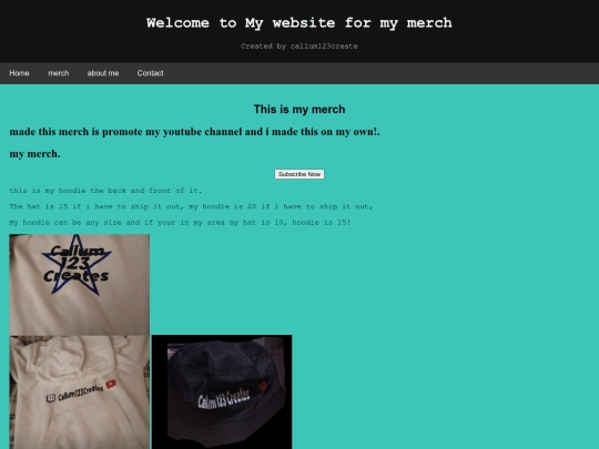 merch screenshot