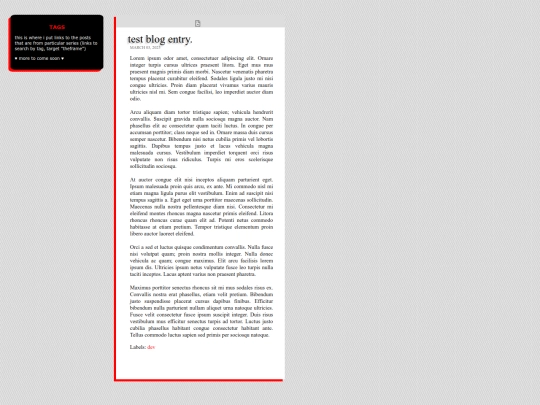 blog screenshot