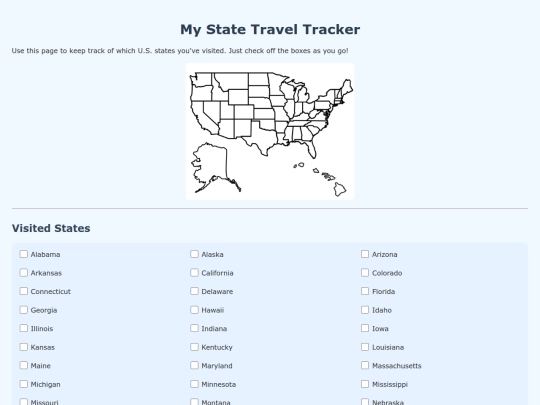 Week-02/mystatetraveltracker screenshot
