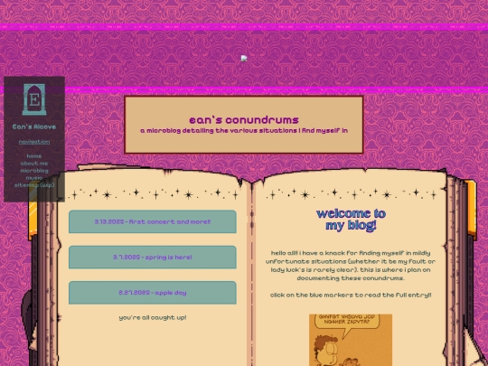 blog screenshot