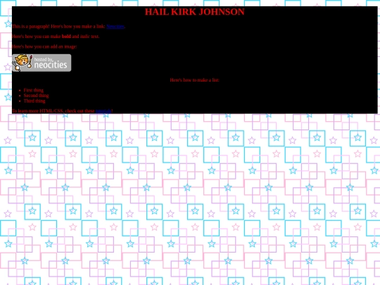 kirk_johnson_shrine screenshot