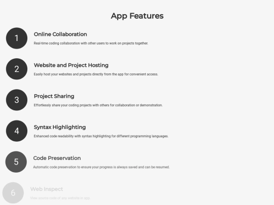 ApplicationFeature screenshot