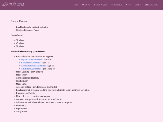 services screenshot