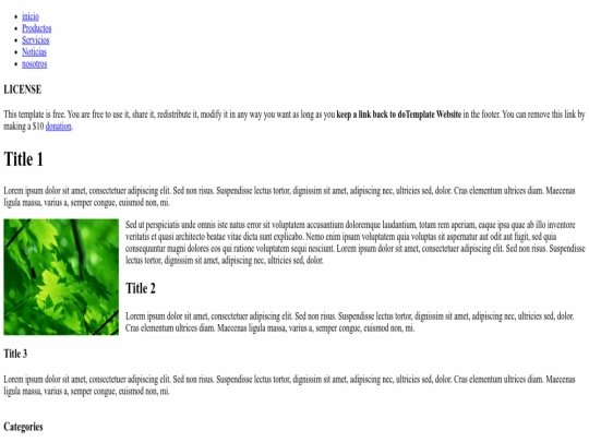 index screenshot