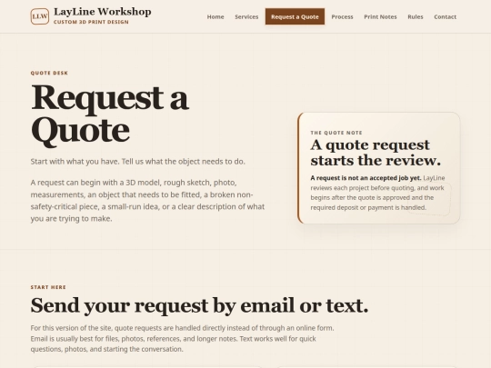 request-quote screenshot
