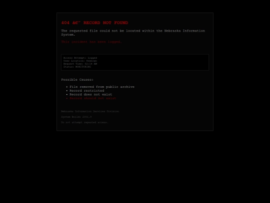 not_found screenshot