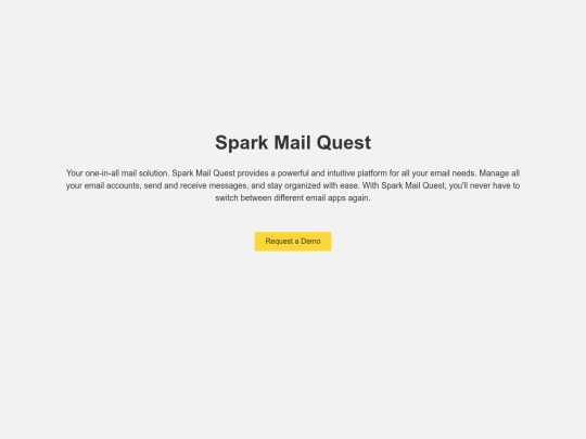Spark_Mail_Quest_Project screenshot