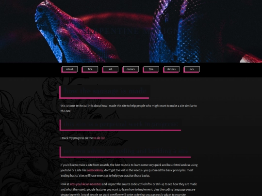 site-info screenshot