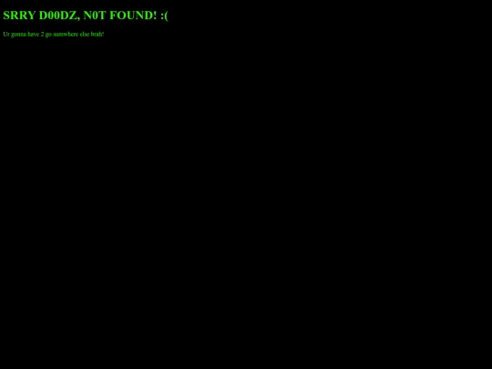 not_found screenshot