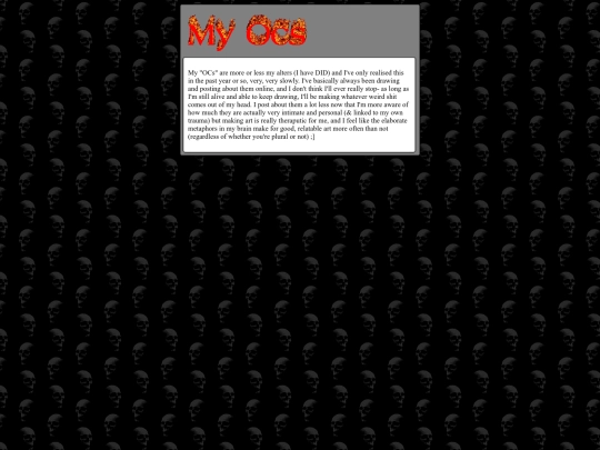 my ocs/myocs screenshot