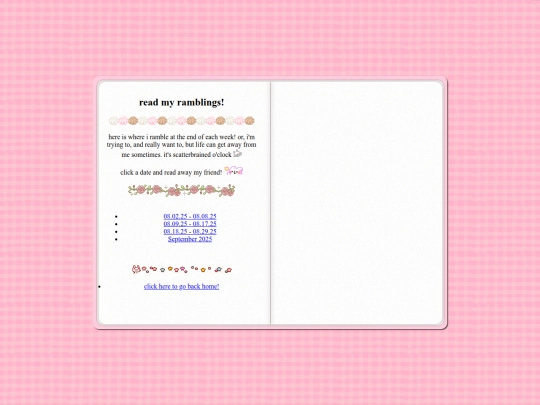 diary screenshot