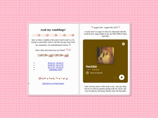 diaryaug2to8 screenshot