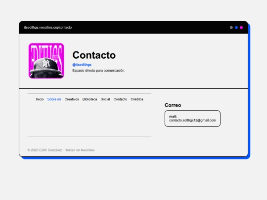 pages/contact screenshot