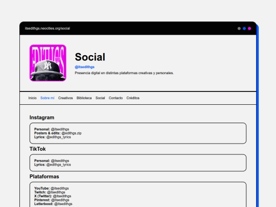 pages/social screenshot
