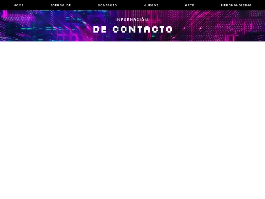 pagina/Contacto/contacto screenshot