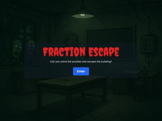 P3 Fraction Escape Room screenshot