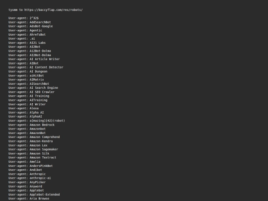 docs/robots screenshot
