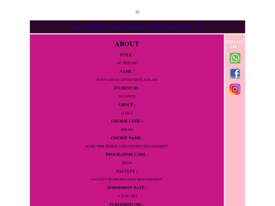Index screenshot