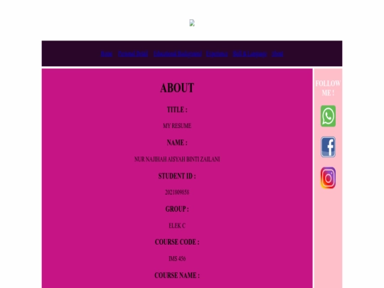 index screenshot