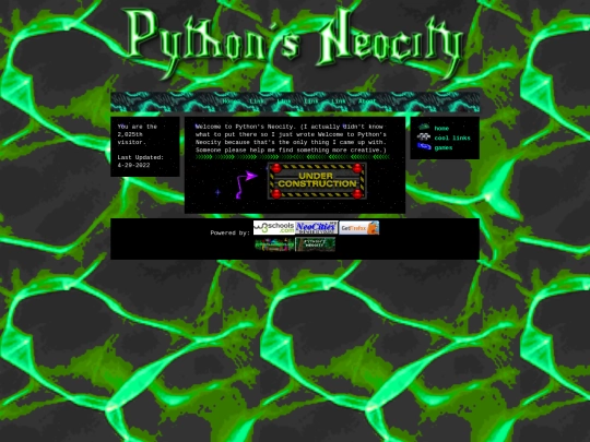 index screenshot