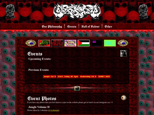 events screenshot