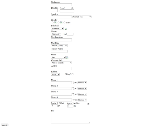 pokestuff/pokemonlistmaker screenshot
