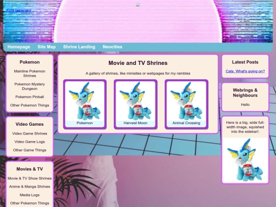 Movie&TV/MovieTVShrines/MovieTVShrines screenshot