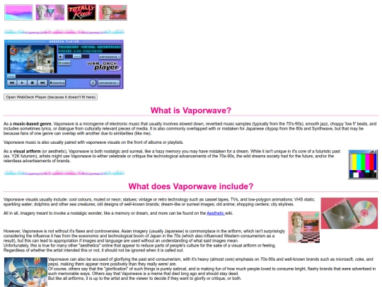 Techy & Internet/AesthShrines/Vaporwave Shrine/home screenshot