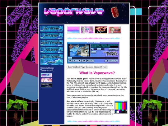 Techy & Internet/AesthShrines/Vaporwave Shrine/index1 screenshot