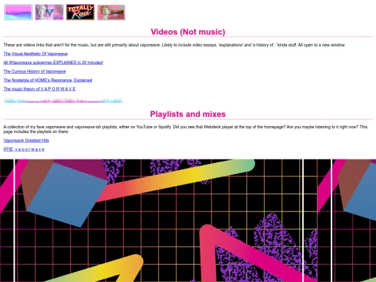 Techy & Internet/AesthShrines/Vaporwave Shrine/media screenshot