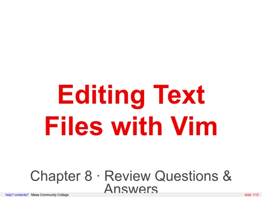 cis126rh/ch08-vim-review screenshot