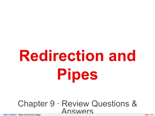 cis126rh/ch09-redirection-review screenshot