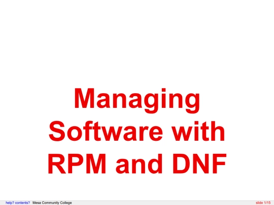 cis126rh/ch12-rpm-dnf-review screenshot