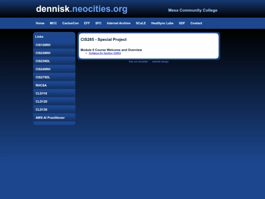 cis285 screenshot