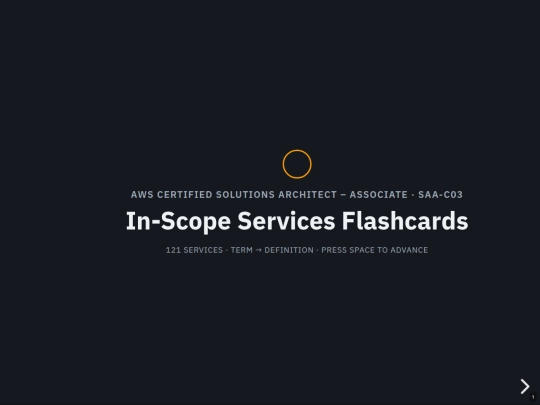 cld120/saa-c03-services-flashcards screenshot