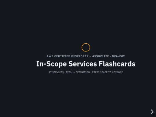 cld130/dva-c02-services-flashcards screenshot