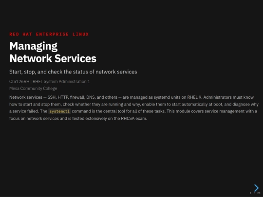 rhcsa/network-services-presentation screenshot