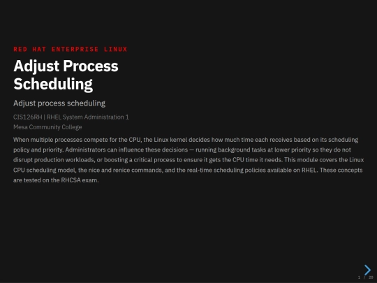 rhcsa/process-scheduling-presentation screenshot