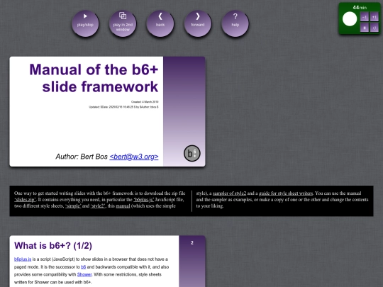 slides/Overview screenshot