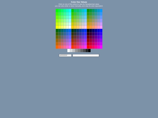colors screenshot