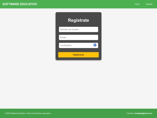 register screenshot
