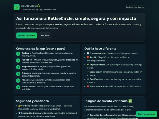 ReUseCircle-app-info screenshot