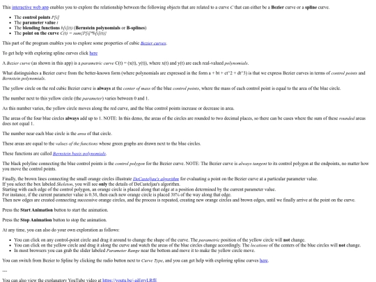 BezierHelp screenshot