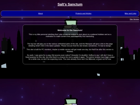 index screenshot