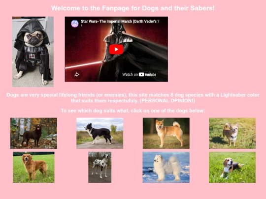 dogs-fanpage screenshot