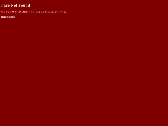 not_found screenshot