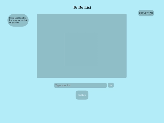 list screenshot