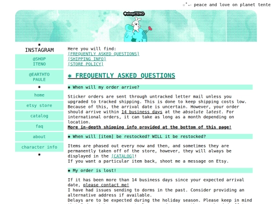 faq screenshot