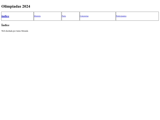 Olimpiadas/Platilla screenshot